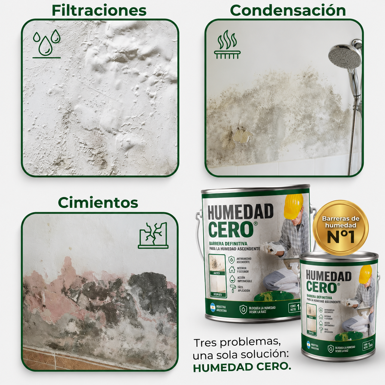 HUMEDAD CERO® | Bloqueador de humedad