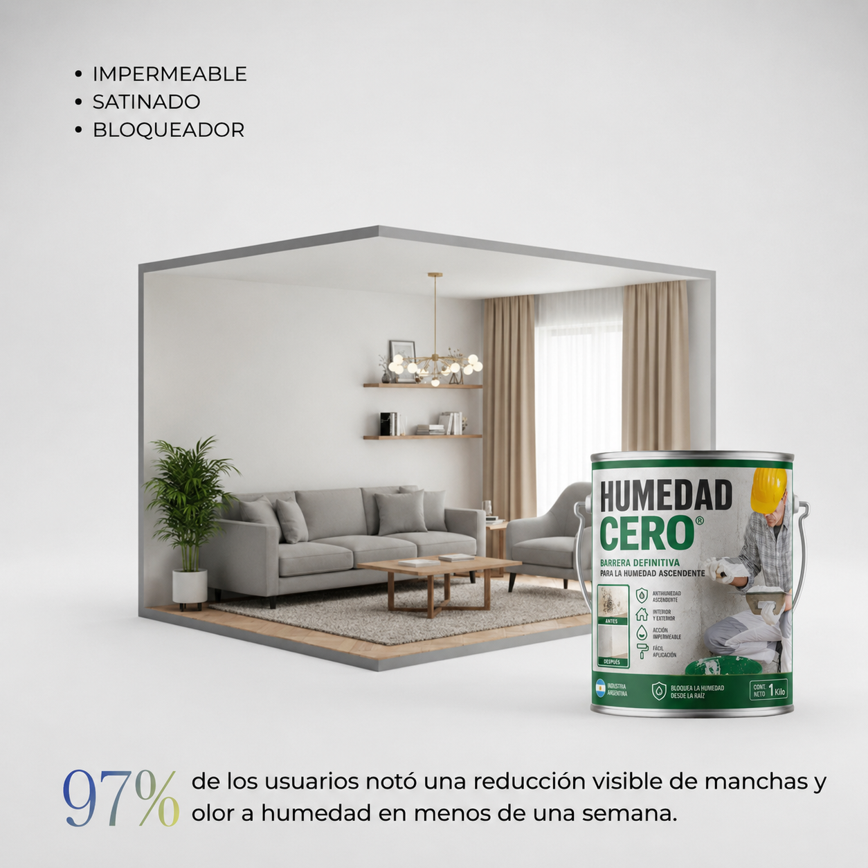 HUMEDAD CERO® | Bloqueador de humedad